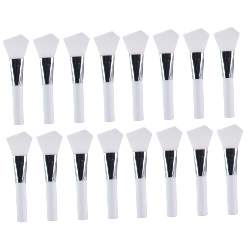 DOITOOL 16-Piece Silicone Face Mask Brush Set, White