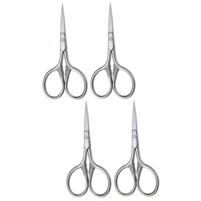 DOITOOL 4-Piece Stainless Steel Beard Trimming Scissors for Men