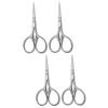 DOITOOL 4-Piece Stainless Steel Beard Trimming Scissors for Men view 1