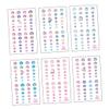 Housoutil Self-Adhesive Nail Stickers for Kids, 10 Sheets, Unicorn Design view 1