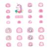 Housoutil Self-Adhesive Nail Stickers for Kids, 10 Sheets, Unicorn Design view 2