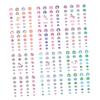 Housoutil Self-Adhesive Nail Stickers for Kids, 10 Sheets, Unicorn Design view 4