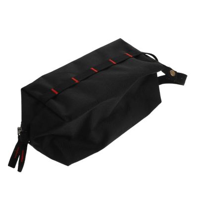 MAGICLULU Tissue Box Holder Bag, Napkin Holder, Black Oxford Fabric, Easy to Open