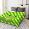 3D Green Frog Flannel Fleece Blanket, 130 x 150 cm view 4