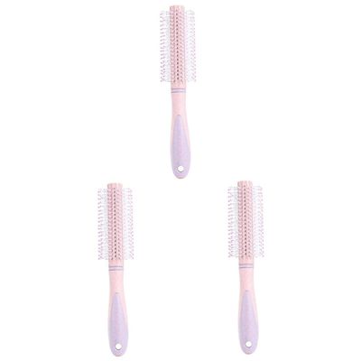 DOITOOL 3-Piece Plastic Roller Combs for Curly Hair, Candy Colors