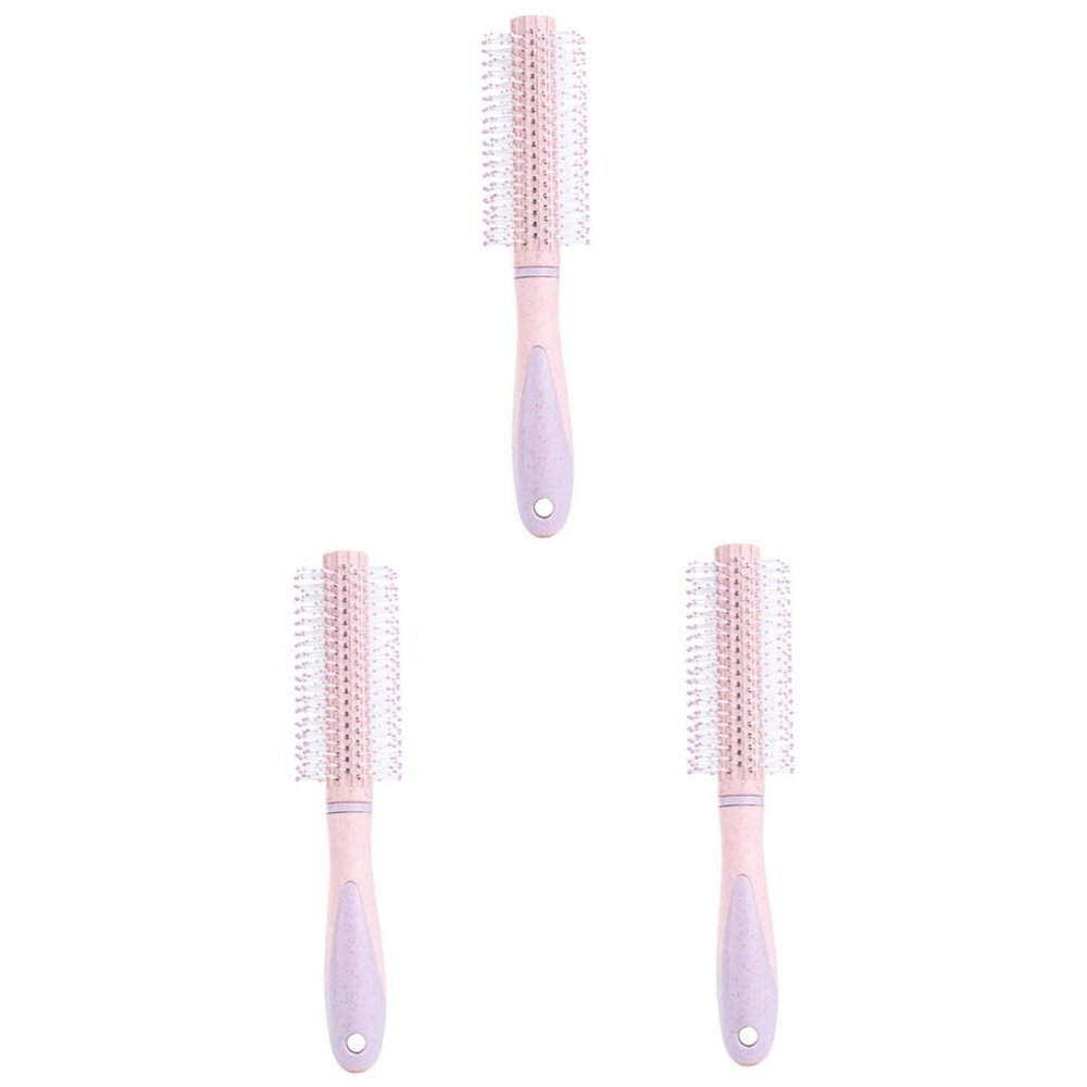 DOITOOL 3-Piece Plastic Roller Combs for Curly Hair, Candy Colors