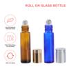 DOITOOL 8-Pack 10 mL Roll-On Glass Bottles with Stainless Steel Roller Balls view 3