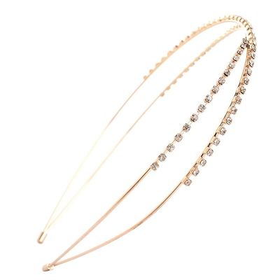 Skinny Rhinestone Criss-Cross Sparkly Headband