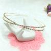 Skinny Rhinestone Criss-Cross Sparkly Headband view 3