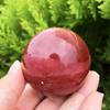 ANEIDA 1-Piece Natural Red Mookaite Crystal Stone Ball for Decoration view 1