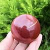 ANEIDA 1-Piece Natural Red Mookaite Crystal Stone Ball for Decoration view 2