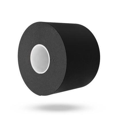GymBeam Kinesiology K-Tape - Physiological Sports Tape, 5 m x 5 cm, Cotton with Elastane, Strong Adhesion, Stable and Flexible, Waterproof, Ideal for Back, Arms, Knees or Ankles (Black)