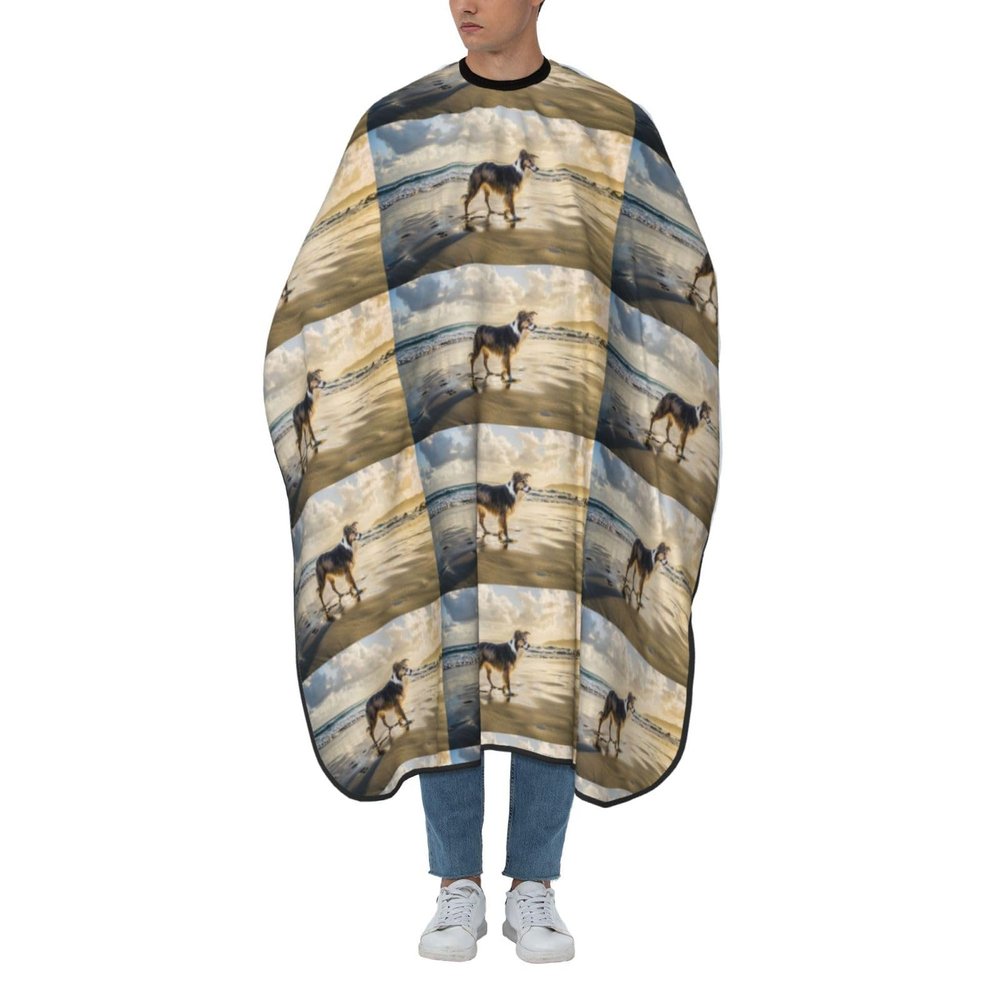 Professional Haircut Cape – Border Collie Sea Sky Dog