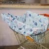 Gsycle Baby Shopping Cart Cover, Toddler High Chair Seat Cushion, Portable Shopping Cart and High Chair Cover for Outdoor Use view 2
