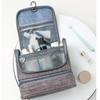 Soulima Spacious Waterproof Insulated Hanging Travel Cosmetic Bag, Gray, 23184 view 2