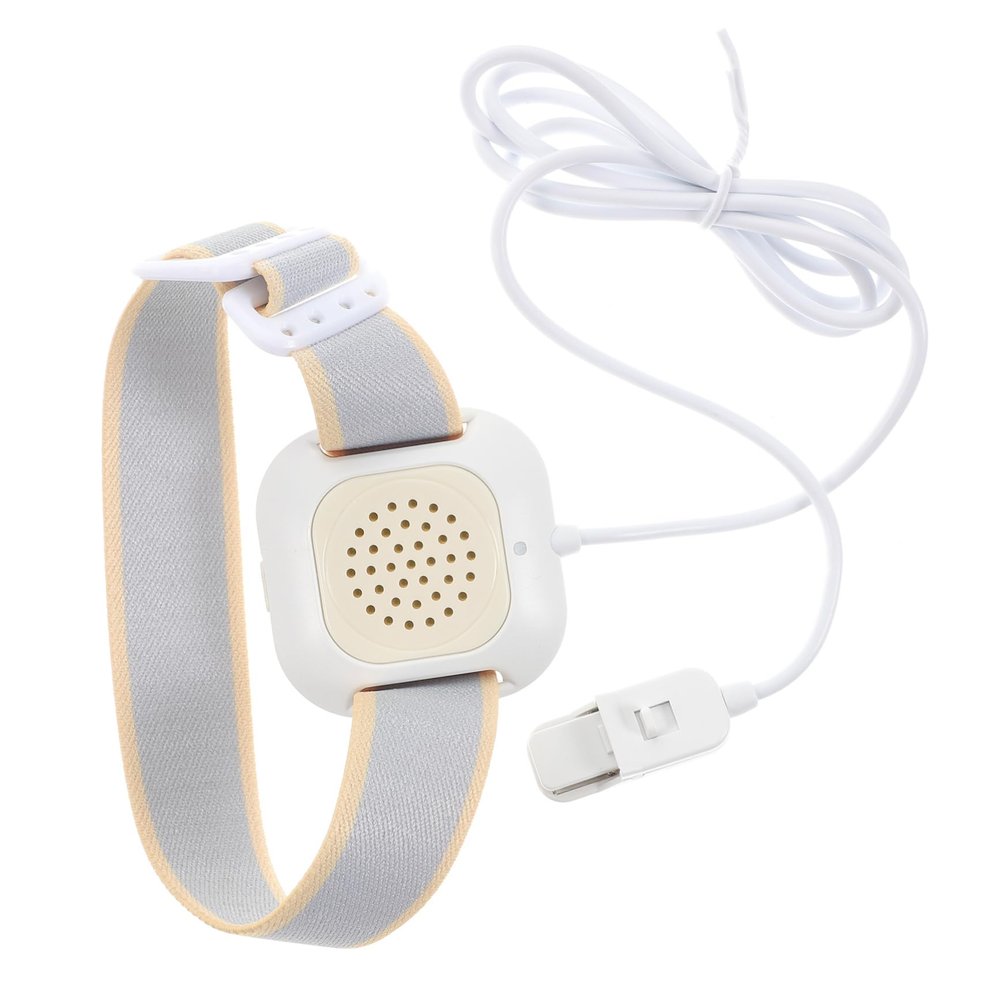 Urine Wetting Alarm with Vibration Alert, ABS, White