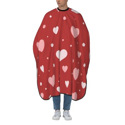 EgoMed Haircut Cape with Valentine's Day Heart Pattern