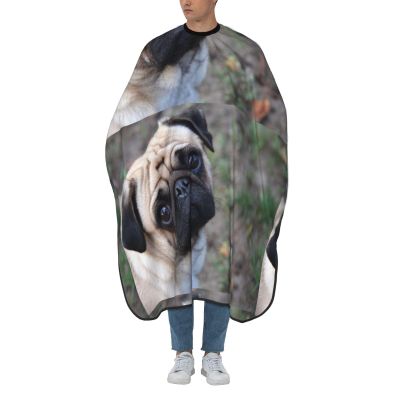 EgoMed Professional Haircut Cape with Pug Dog Print