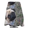 EgoMed Professional Haircut Cape with Pug Dog Print view 3