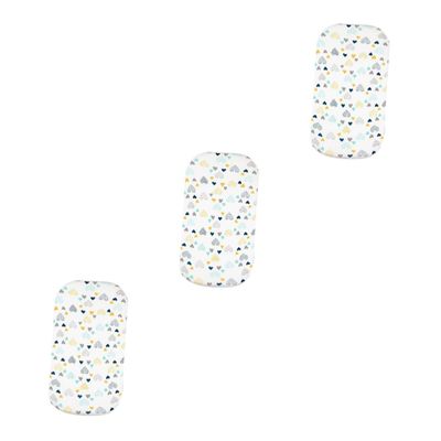 ifundom 3-Piece Stretchy Changing Pad Cover Set, Washable Protector for Changing Tables, Suitable for Newborns and Toddlers, Durable, Easy-Care, Machine Washable