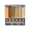 ARICCI Rice Dispenser, Household Grain Storage Container, Red/Green view 1