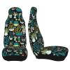 BEEOFICEPENG Car Seat Covers, Universal Front Seat Protectors, 2-Piece Set, Garden Cactus view 3