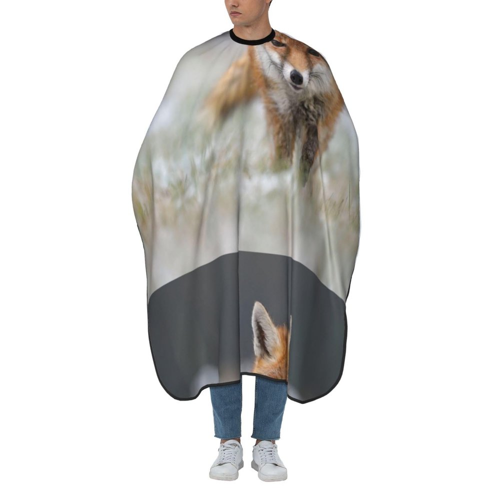 EgoMed Professional Haircut Cape with Cute Fox Print