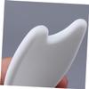 PartyKindom 2-Piece Scalp Massage Tool and Facial Gua Sha Set, White view 4