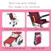 Ultra-Lightweight Aluminum Alloy Wheelchair, Portable, Foldable Transport Chair with Hand Brakes and Folding-Back Armrests view 4