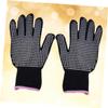 PRETYZOOM 1 Pair Heat-Resistant Gloves, Black, for Curling Irons view 2