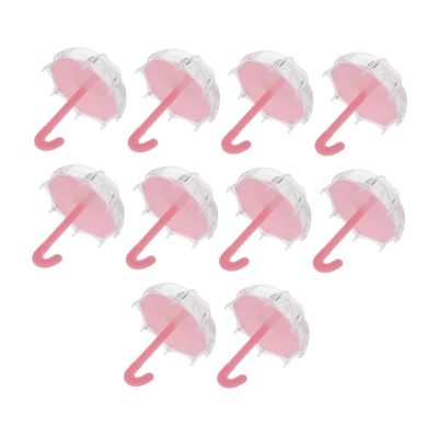 Beavorty 20-Piece Rainbow Umbrella-Shaped Storage Boxes for Candy and False Eyelashes