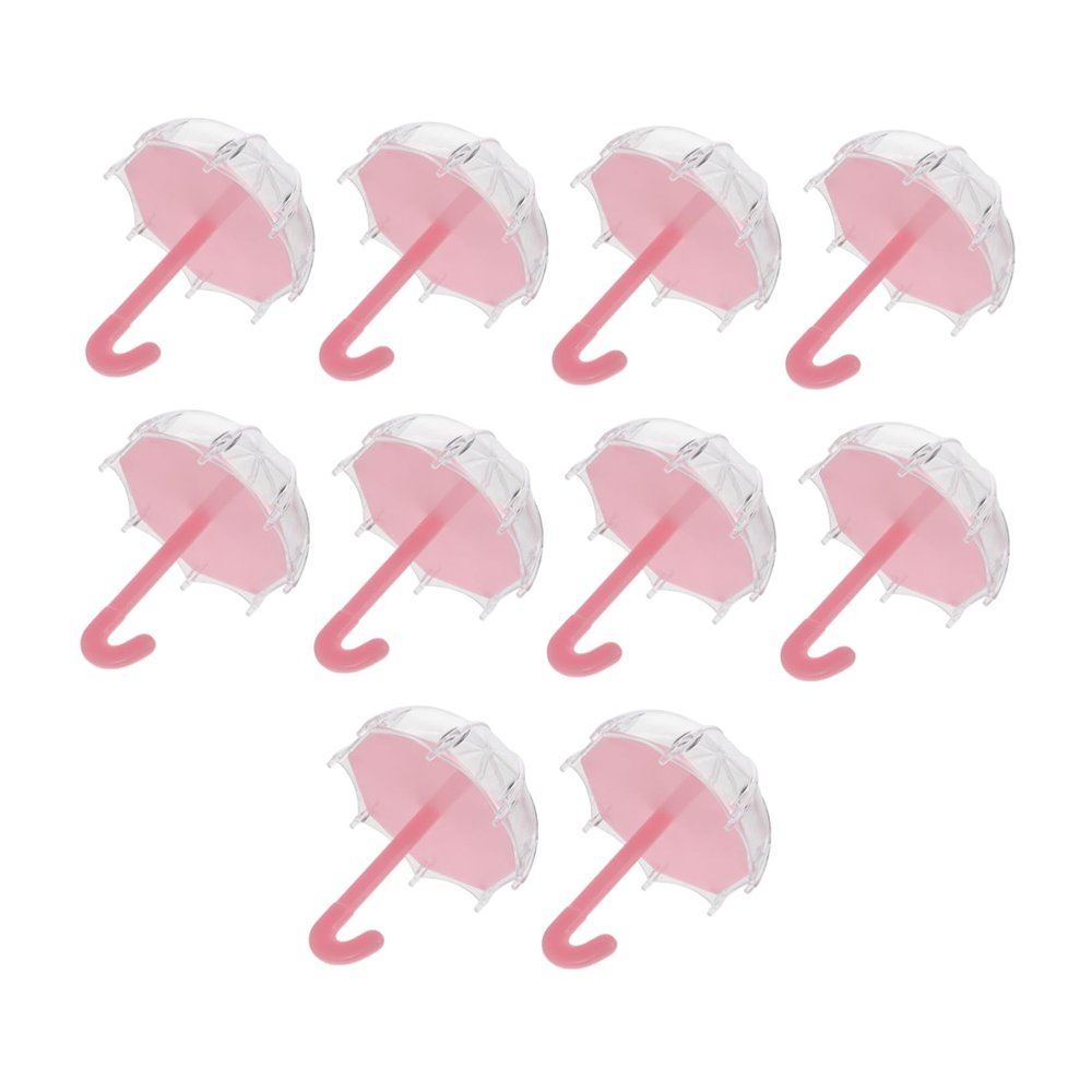 Beavorty 20-Piece Rainbow Umbrella-Shaped Storage Boxes for Candy and False Eyelashes