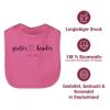 Baby Bib – Big Brother Est. 2024 – Pink – One Size view 4