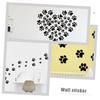 jojofuny 147-Piece Cat Paw Wall Decals, Cute Wall Stickers for Kids' Rooms, Durable Decor for Boys and Girls view 4