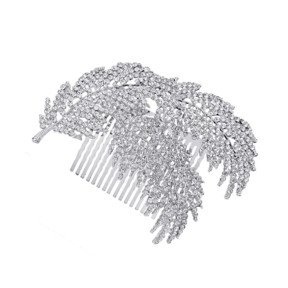 Housoutil Leaf Hair Comb for Brides and Weddings