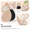 minkissy 15 Pairs Gel Forefoot Pads for High Heels, Self-Adhesive Cushioning Inserts for Foot Pain Relief, Transparent and Black view 4