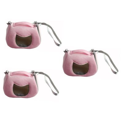 minkissy Hamster Carrier, 3-Piece Handbag Pet Backpack, Portable for Travel