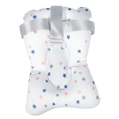 ifundom Baby Bath Pillow with 3-Point Structure, Thick Cotton Fiber, White