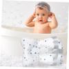 ifundom Baby Bath Pillow with 3-Point Structure, Thick Cotton Fiber, White view 2