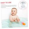 ifundom Baby Bath Pillow with 3-Point Structure, Thick Cotton Fiber, White view 3