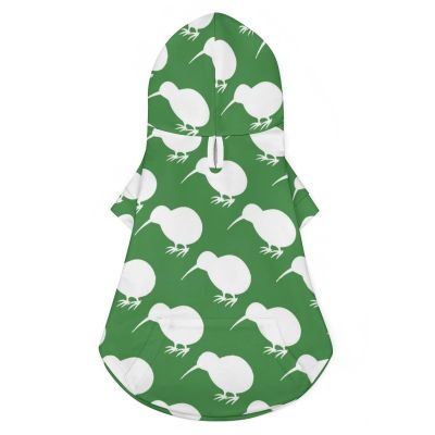 Kiwi Bird Printed Pet Hoodie for Dogs and Cats, L