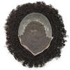 Men’s Curly Lace Front Toupee with Human Hair view 3