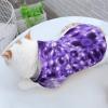 Purple Neon Pet Hoodie, Printed, Pet Clothing, Warm Pullover, Dog and Cat Jacket, XL view 4