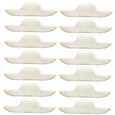Housoutil 20-Piece Disposable Sweat Pads, Sweat-Absorbing Fabric Pads, Summer Pads, Anti-Sweat Stickers, White