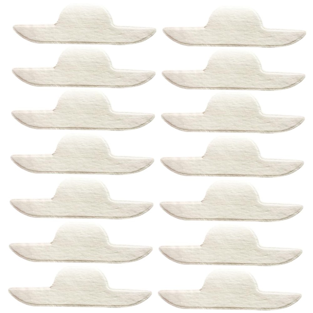 Housoutil 20-Piece Disposable Sweat Pads, Sweat-Absorbing Fabric Pads, Summer Pads, Anti-Sweat Stickers, White