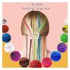 HKYBCF Feather Hair Extensions, Colored Synthetic Feather Strands, 20 Pieces view 4