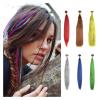 20-Piece Rainbow Feather Hair Extensions, Color 17, 16 Inches view 2