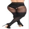 BANANALU 20 Den Over-the-Knee Sexy Open-Crotch Tights, Intimo Secret Nero, L view 1