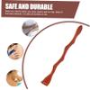 GLEAVI 3-Piece Extendable Wooden Back Scratcher Set with Red Pear Pendant view 3