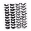 20 Pairs of Dense 3D False Eyelashes for Women, Black Makeup Lashes view 1